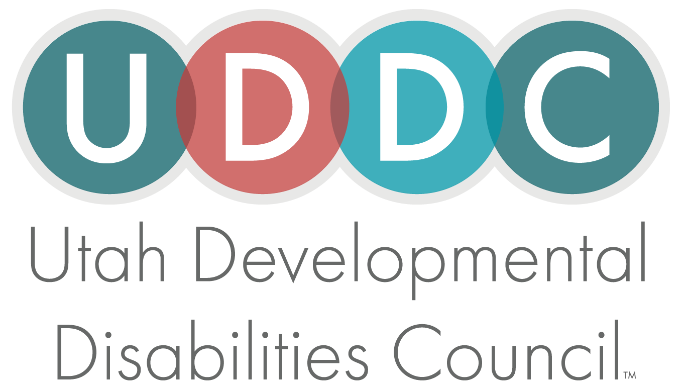 Utah Developmental Disabilities Council (UDDC) logo. Link goes to homepage.